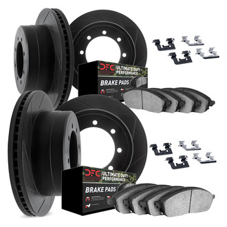 DFC® - Slotted Front and Rear Brake Kit with Ultimate Duty Performance Brake Pads