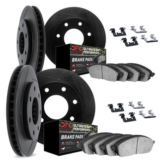 DFC® - Slotted Front and Rear Brake Kit with Ultimate Duty Performance Brake Pads