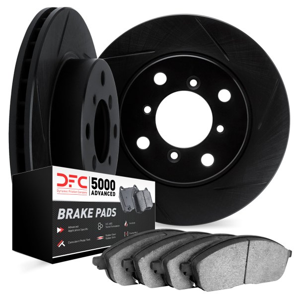 DFC® - Slotted Front Brake Kit with 5000 Advanced Brake Pads