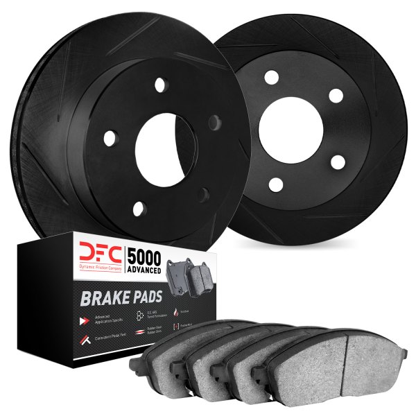 DFC® - Slotted Front Brake Kit with 5000 Advanced Brake Pads