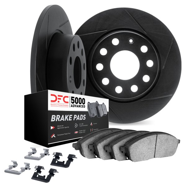 DFC® - Slotted Rear Brake Kit with 5000 Advanced Brake Pads