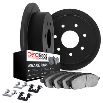 DFC® - Slotted Rear Brake Kit with 5000 Advanced Brake Pads