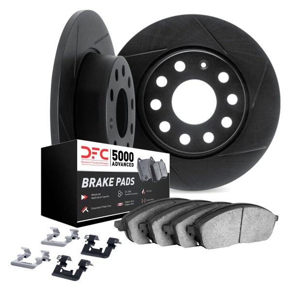 DFC® - Slotted Rear Brake Kit with 5000 Advanced Brake Pads