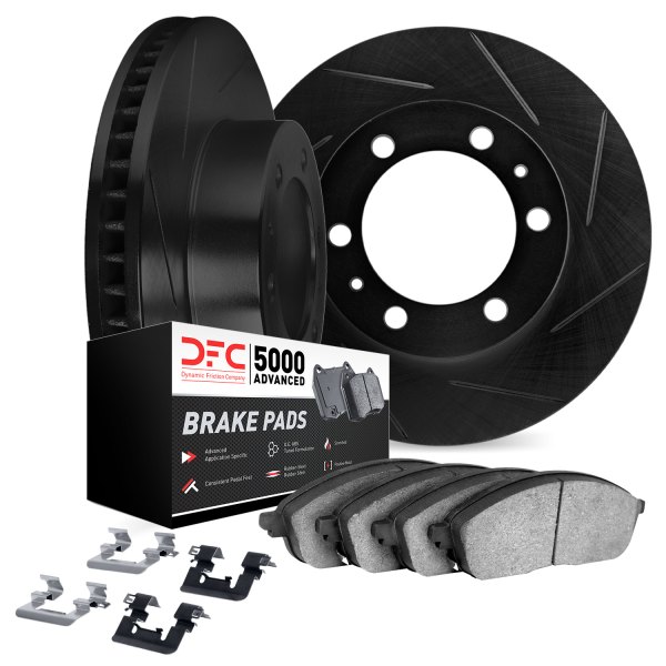 DFC® - Slotted Rear Brake Kit with 5000 Advanced Brake Pads