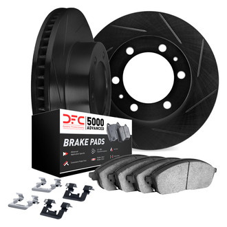 DFC® - Slotted Front Brake Kit with 5000 Advanced Brake Pads