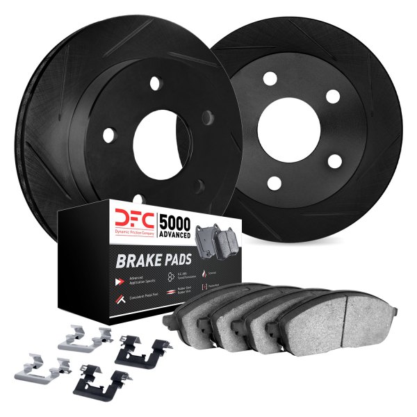 DFC® - Slotted Front Brake Kit with 5000 Advanced Brake Pads