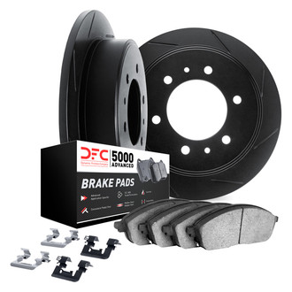 DFC® - Slotted Front Brake Kit with 5000 Advanced Brake Pads