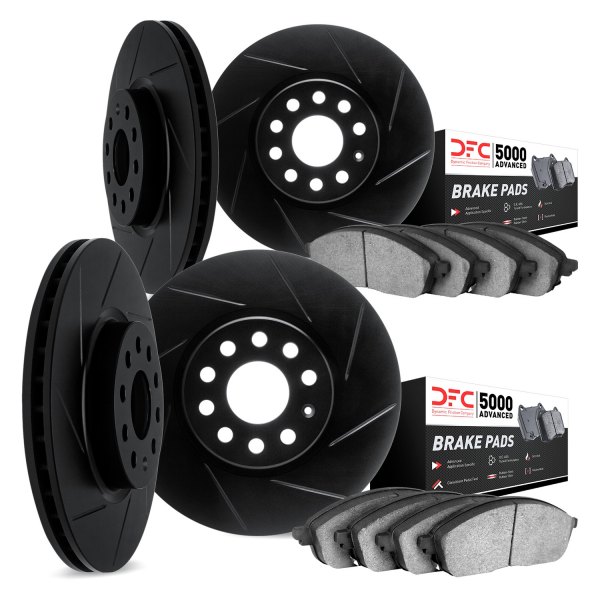 DFC® - Slotted Front and Rear Brake Kit with 5000 Advanced Brake Pads