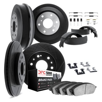 DFC® - Slotted Front and Rear Brake Kit with 5000 Advanced Brake Pads