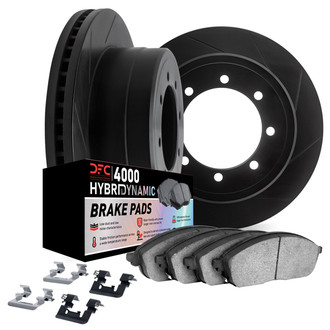 DFC® - Slotted Front Brake Kit with 4000 HybriDynamic Brake Pads