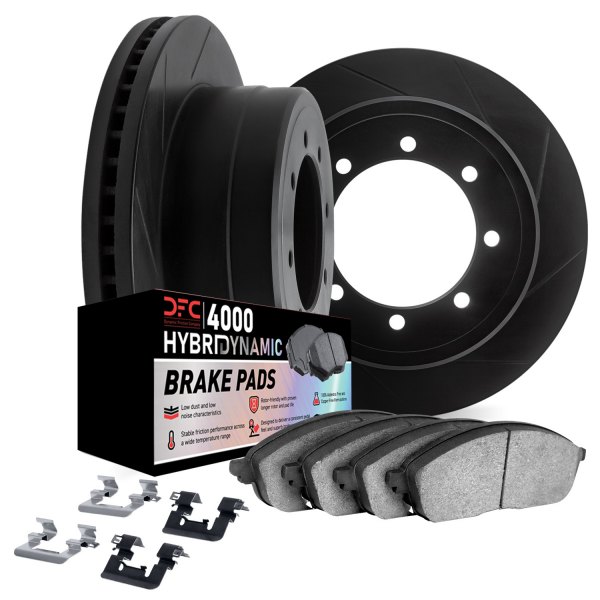 DFC® - Slotted Rear Brake Kit with 4000 HybriDynamic Brake Pads