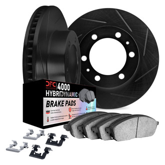 DFC® 3812-48062 - Slotted Rear Brake Kit with 4000 HybriDynamic Brake Pads