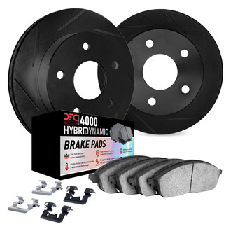 DFC® 3812-54094 - Slotted Front Brake Kit with 4000 HybriDynamic Brake Pads