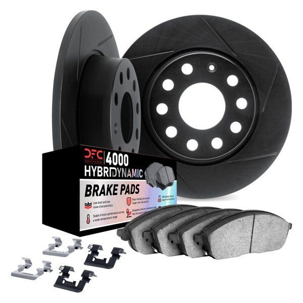 DFC® - Slotted Rear Brake Kit with 4000 HybriDynamic Brake Pads