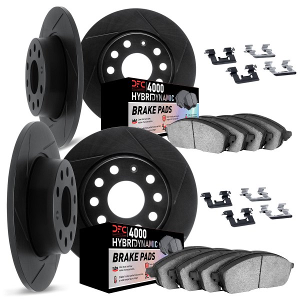 DFC® - Slotted Front and Rear Brake Kit with 4000 HybriDynamic Brake Pads