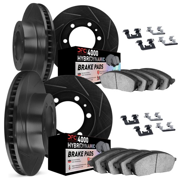 DFC® - Slotted Front and Rear Brake Kit with 4000 HybriDynamic Brake Pads