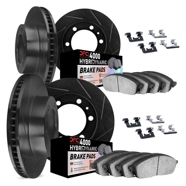 DFC® - Slotted Front and Rear Brake Kit with 4000 HybriDynamic Brake Pads