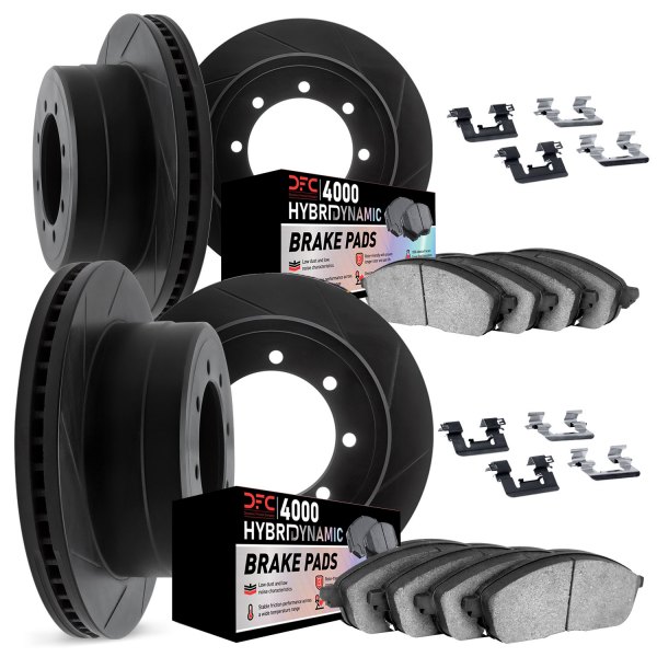 DFC® - Slotted Front and Rear Brake Kit with 4000 HybriDynamic Brake Pads