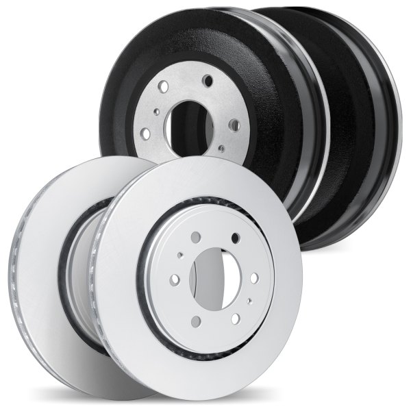 DFC® - GeoSpec® 1-Piece Front and Rear Brake Rotor Set