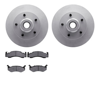 DFC® - Geospec Plain Front Brake Kit with Heavy Duty Brake Pads