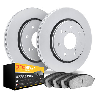 DFC® - Geospec Plain Rear Brake Kit with Heavy Duty Brake Pads
