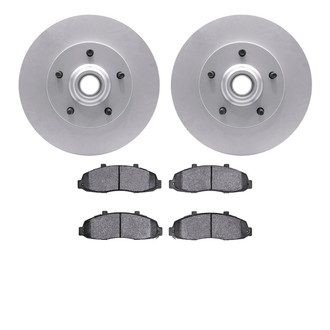 DFC® - Geospec Plain Front Brake Kit with Heavy Duty Brake Pads