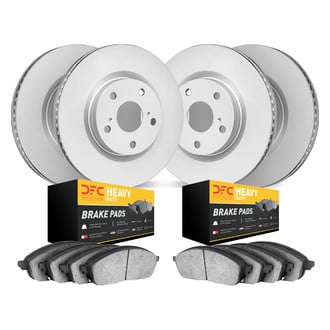 DFC® - Geospec Plain Front and Rear Brake Kit with Heavy Duty Brake Pads