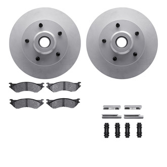 DFC® - Geospec Plain Front Brake Kit with Heavy Duty Brake Pads