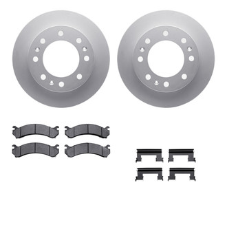 DFC® - Geospec Plain Front Brake Kit with Heavy Duty Brake Pads