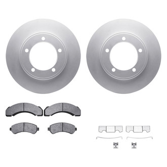DFC® - Geospec Plain Front Brake Kit with Heavy Duty Brake Pads