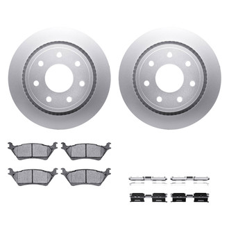 DFC® - Geospec Plain Rear Brake Kit with Heavy Duty Brake Pads