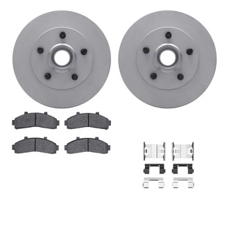 DFC® - Geospec Plain Front Brake Kit with Heavy Duty Brake Pads