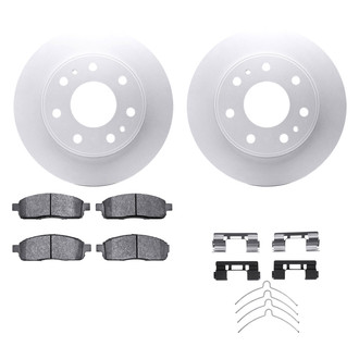 DFC® - Geospec Plain Front Brake Kit with Heavy Duty Brake Pads