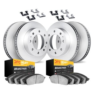 DFC® - Geospec Plain Front and Rear Brake Kit with Heavy Duty Brake Pads