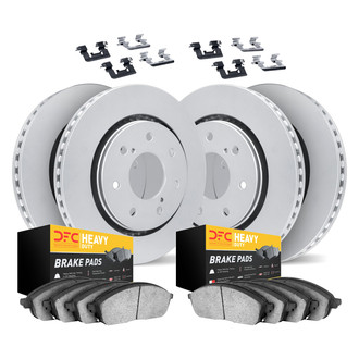 DFC® - Geospec Plain Front and Rear Brake Kit with Heavy Duty Brake Pads