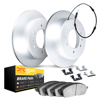 DFC® - Geospec Plain Rear Brake Kit with Heavy Duty Brake Pads