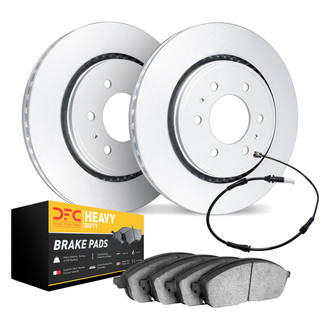 DFC® - Geospec Plain Rear Brake Kit with Heavy Duty Brake Pads