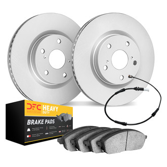 DFC® - Geospec Plain Front Brake Kit with Heavy Duty Brake Pads