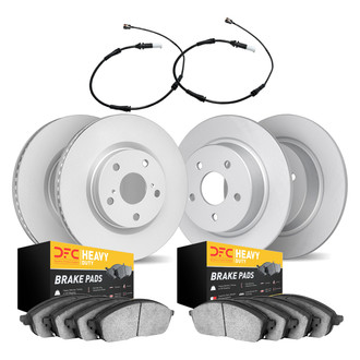 DFC® - Geospec Plain Front and Rear Brake Kit with Heavy Duty Brake Pads