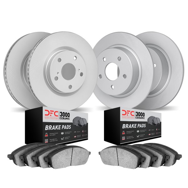 DFC® - GEO-KIT 3000 Plain Front and Rear Brake Kit