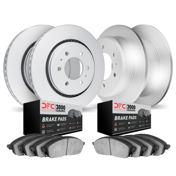 DFC® - GEO-KIT 3000 Plain Front and Rear Brake Kit