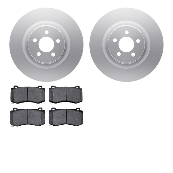 DFC® - Geospec Plain Front Brake Kit with Ultimate Duty Performance Brake Pads