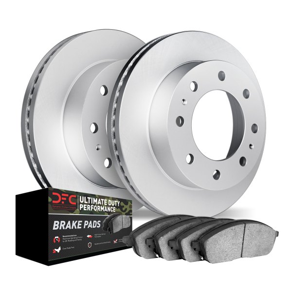 DFC® - Geospec Plain Front Brake Kit with Ultimate Duty Performance Brake Pads