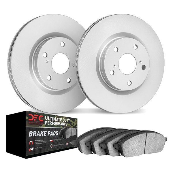 DFC® - Geospec Plain Front Brake Kit with Ultimate Duty Performance Brake Pads