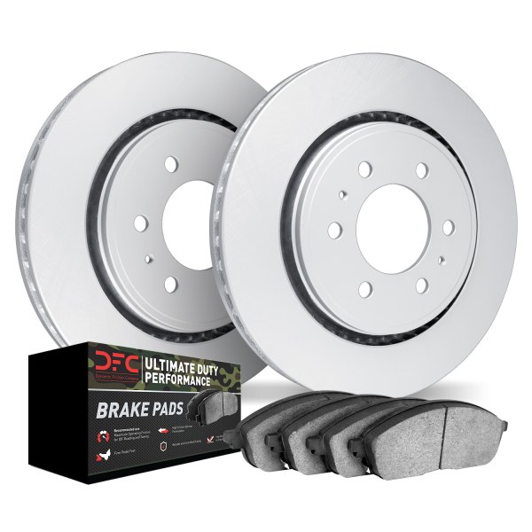 DFC® - Geospec Plain Front Brake Kit with Ultimate Duty Performance Brake Pads