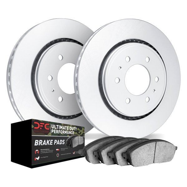 DFC® - Geospec Plain Rear Brake Kit with Ultimate Duty Performance Brake Pads