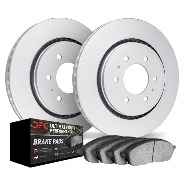 DFC® - Geospec Plain Rear Brake Kit with Ultimate Duty Performance Brake Pads