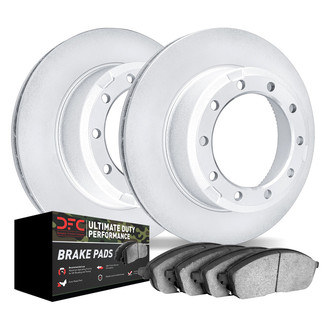 DFC® - Geospec Plain Rear Brake Kit with Ultimate Duty Performance Brake Pads