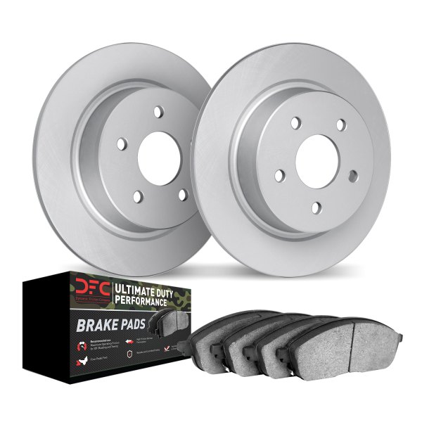 DFC® - Geospec Plain Rear Brake Kit with Ultimate Duty Performance Brake Pads