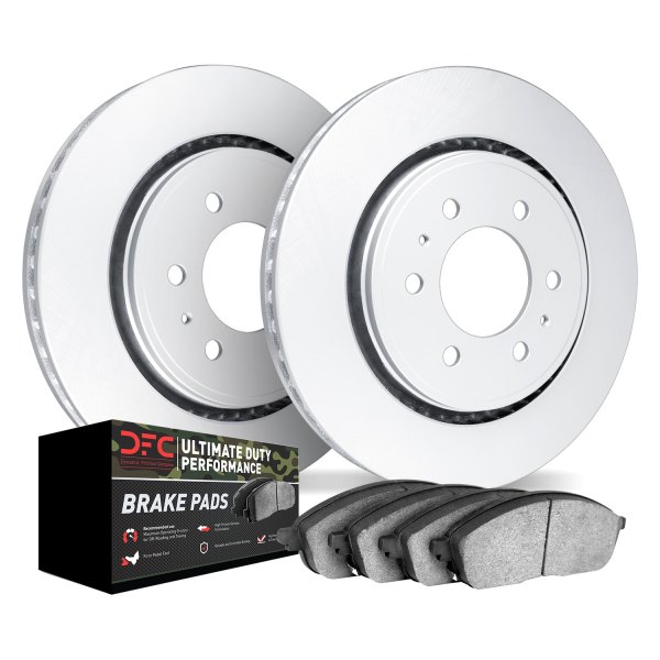 DFC® - Geospec Plain Front Brake Kit with Ultimate Duty Performance Brake Pads